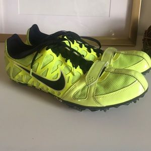 Nike Zoom Rival S Sprint Neon Athletic Cleats